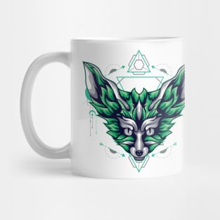 red fox space Mug